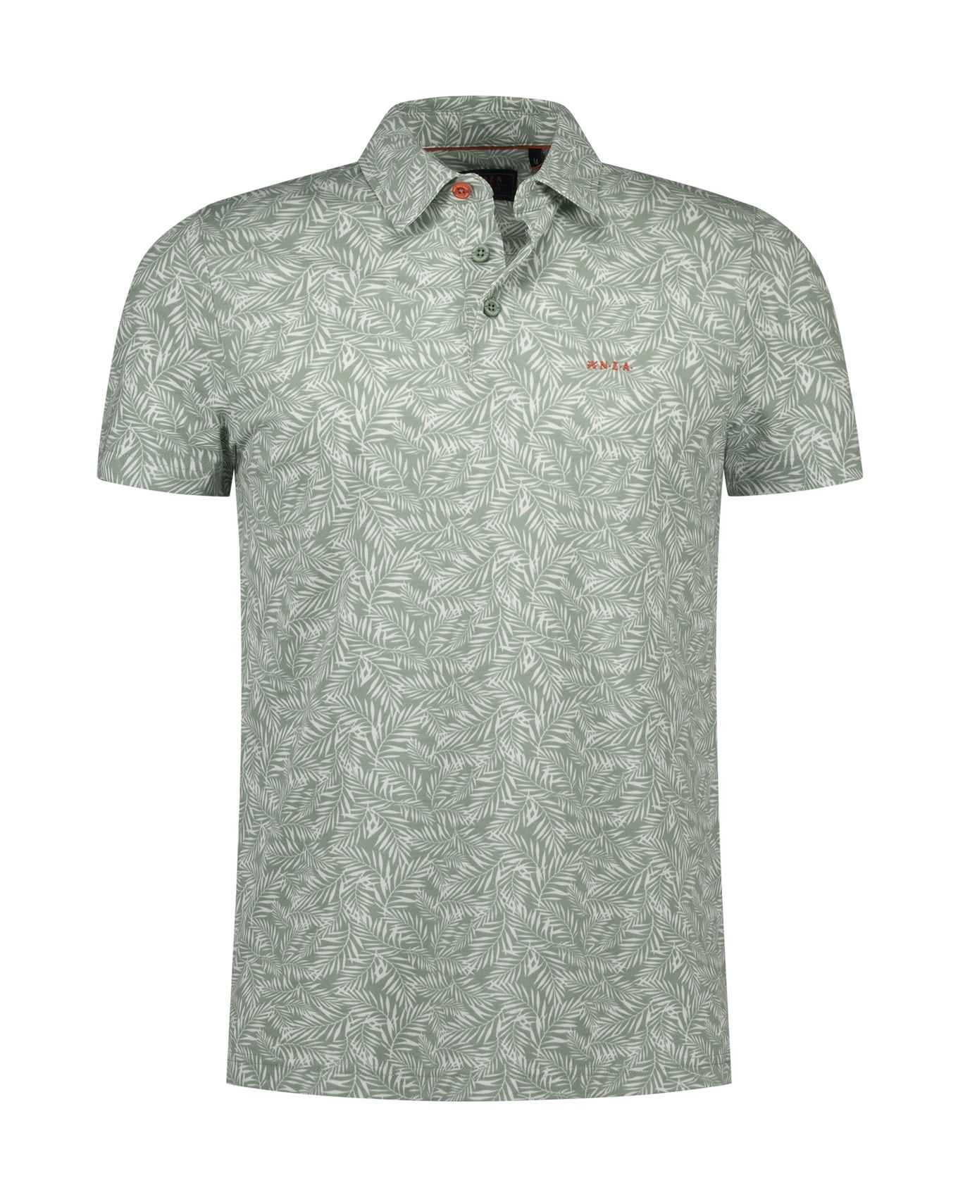 NZA 26CN111MG Poloshirt - Grün / Palmen NZA 26CN111MG Poloshirt - Grün / Palmen