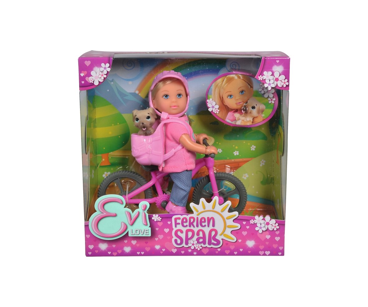 Evi LOVE Ferienspaß Fahrrad 105733273 Evi, LOVE, Ferienspaß, Fahrrad, 105733273, Puppe, Spielzeug, Baby, Person, Figur