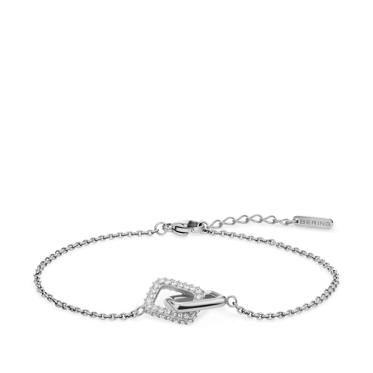 Bering 667-17-180 Armband, Damen, Arctic Pavé, Silber Bering 667-17-180 Armband, Damen, Arctic Pavé, Silber