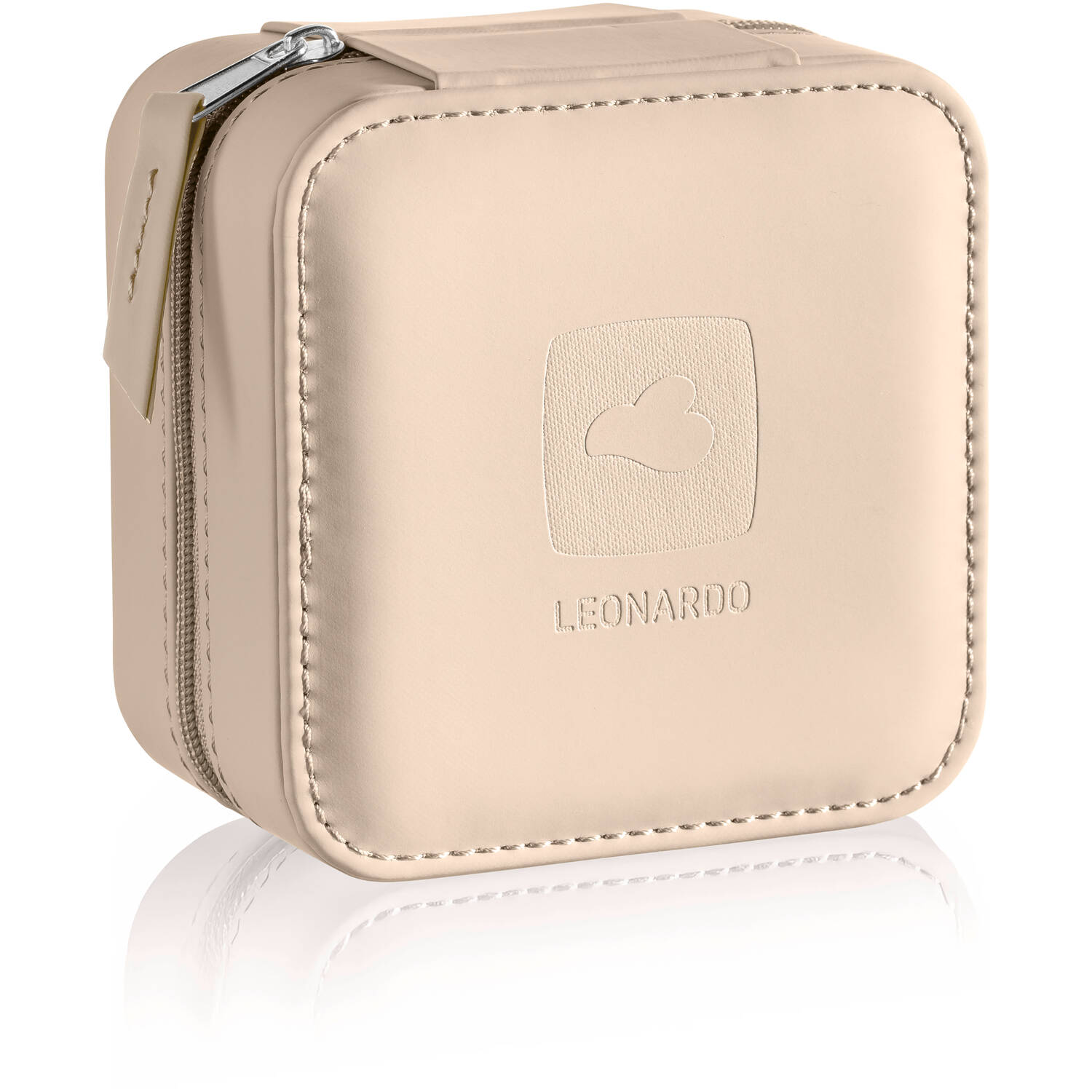 Leonardo 027377 Reiseetui taupe 10x10 JEWELS
