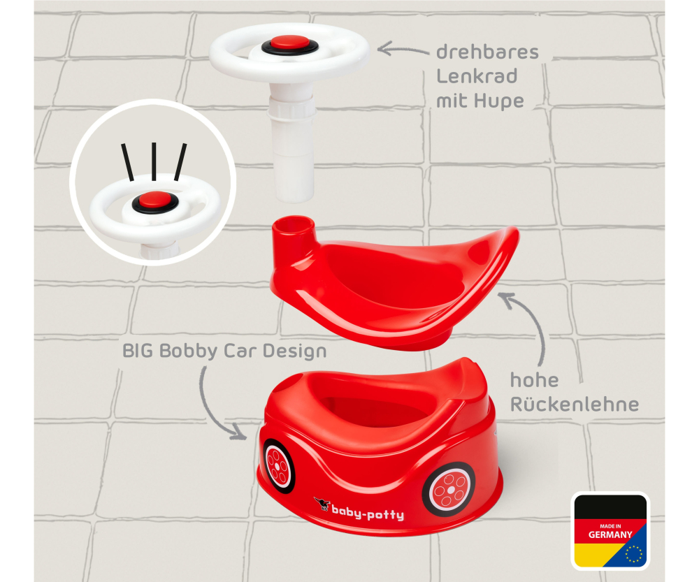 BIG BIG Baby Töpfchen Rot