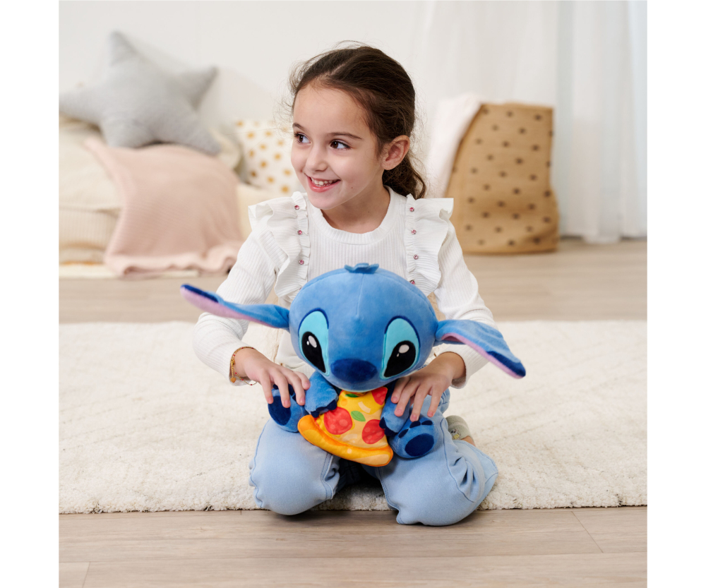 Simba Disney Stitch mit Pizza, 25cm