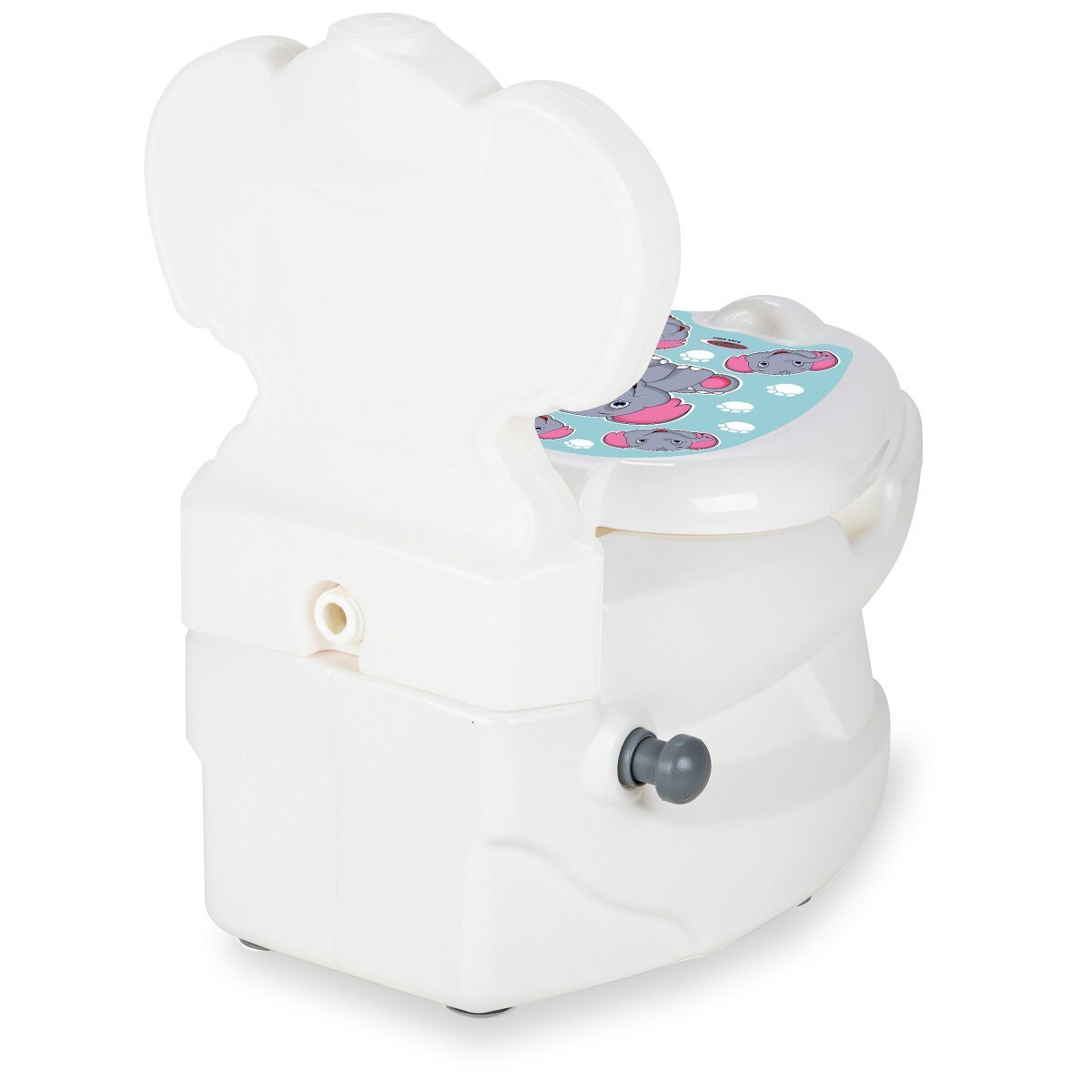 JAMARA Meine kleine Toilette Elefant mit Spülsound und Toilettenpapierhalter ab 18 Monaten