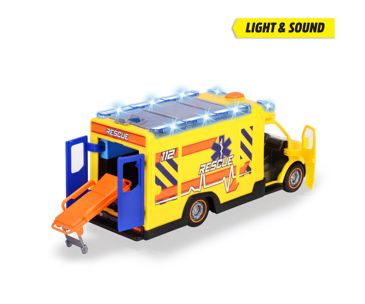 Dickie Toys Mercedes-Benz Sprinter Rescue 203716025 Spielzeug, Maschine, Rad