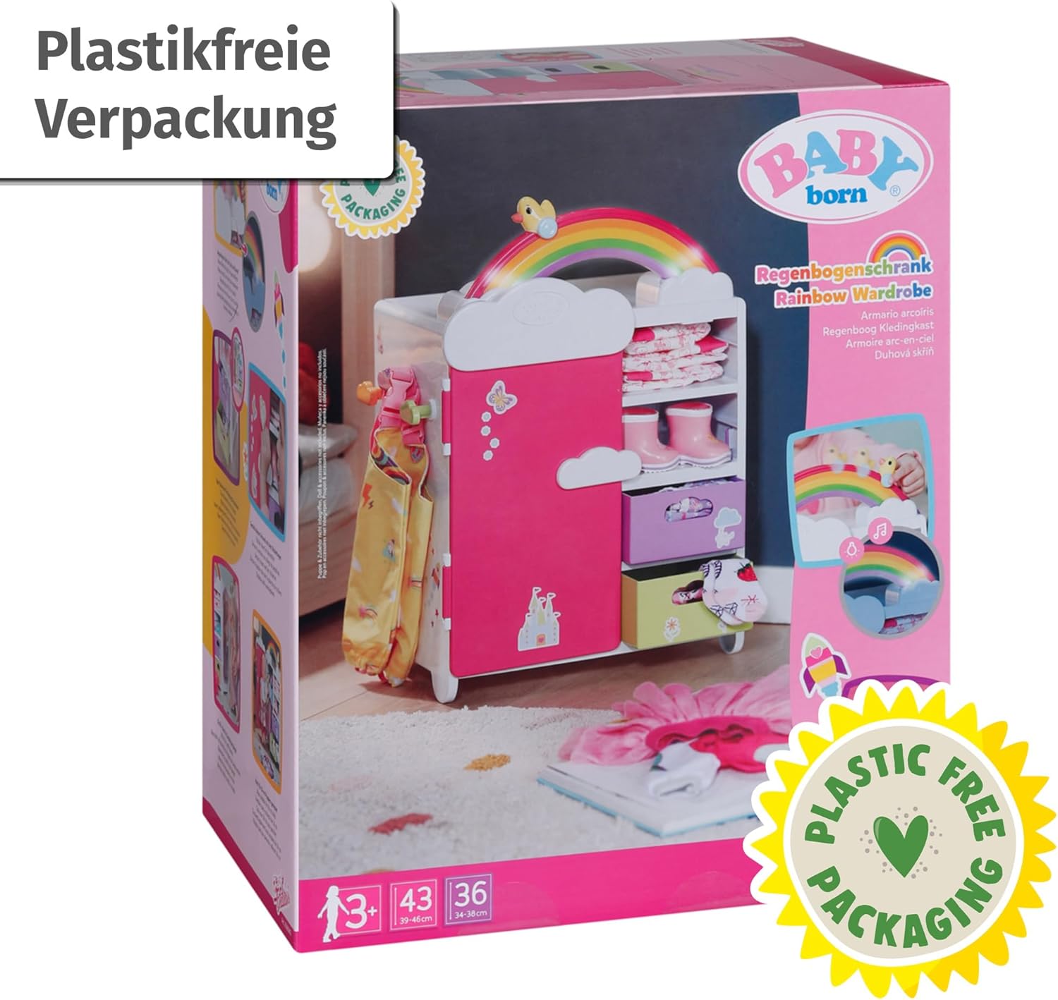 BABY born® Regenbogen Schrank