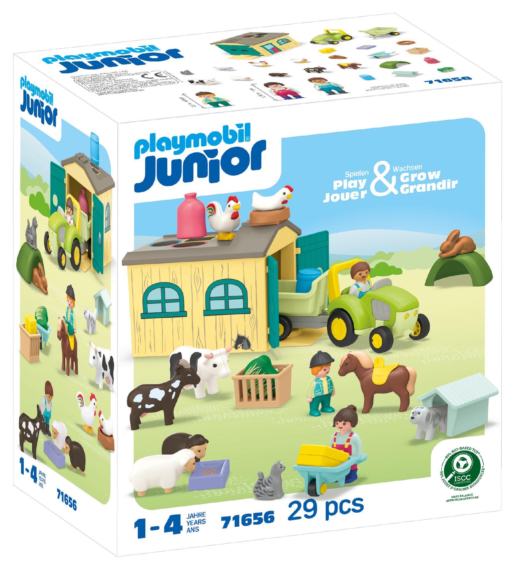 PLAYMOBIL 71656 Junior: Bauernhof-Abenteuer Mit Traktor