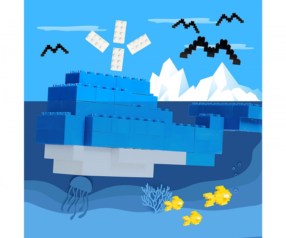 Androni Blox 1000 weiße 4er Steine lose