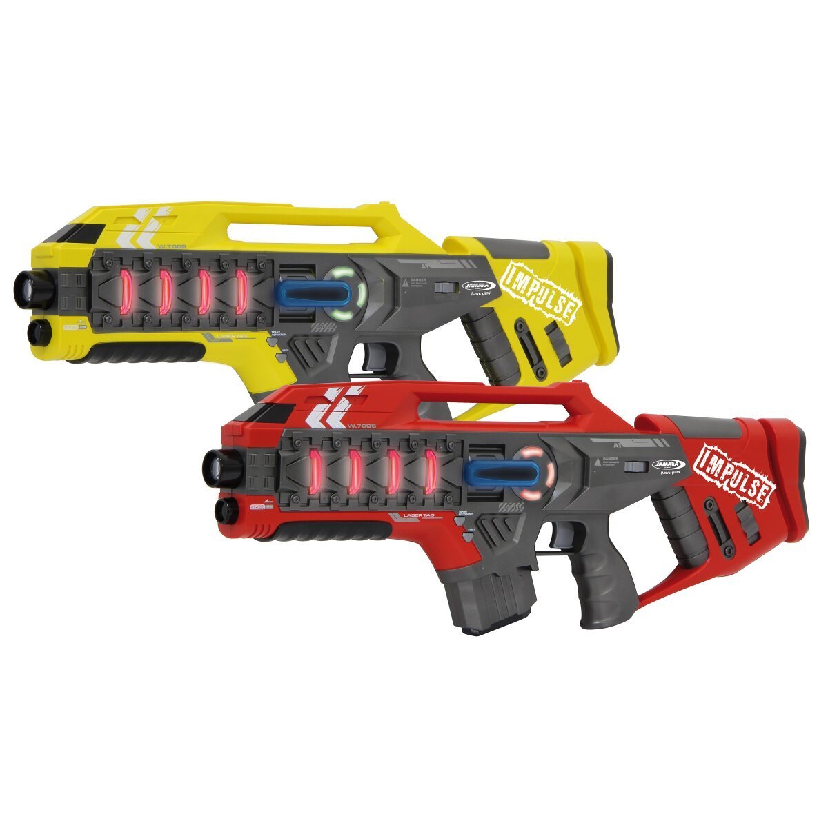 JAMARA Impulse Laser Gun Rifle Set gelb/rot ab 8 Jahren