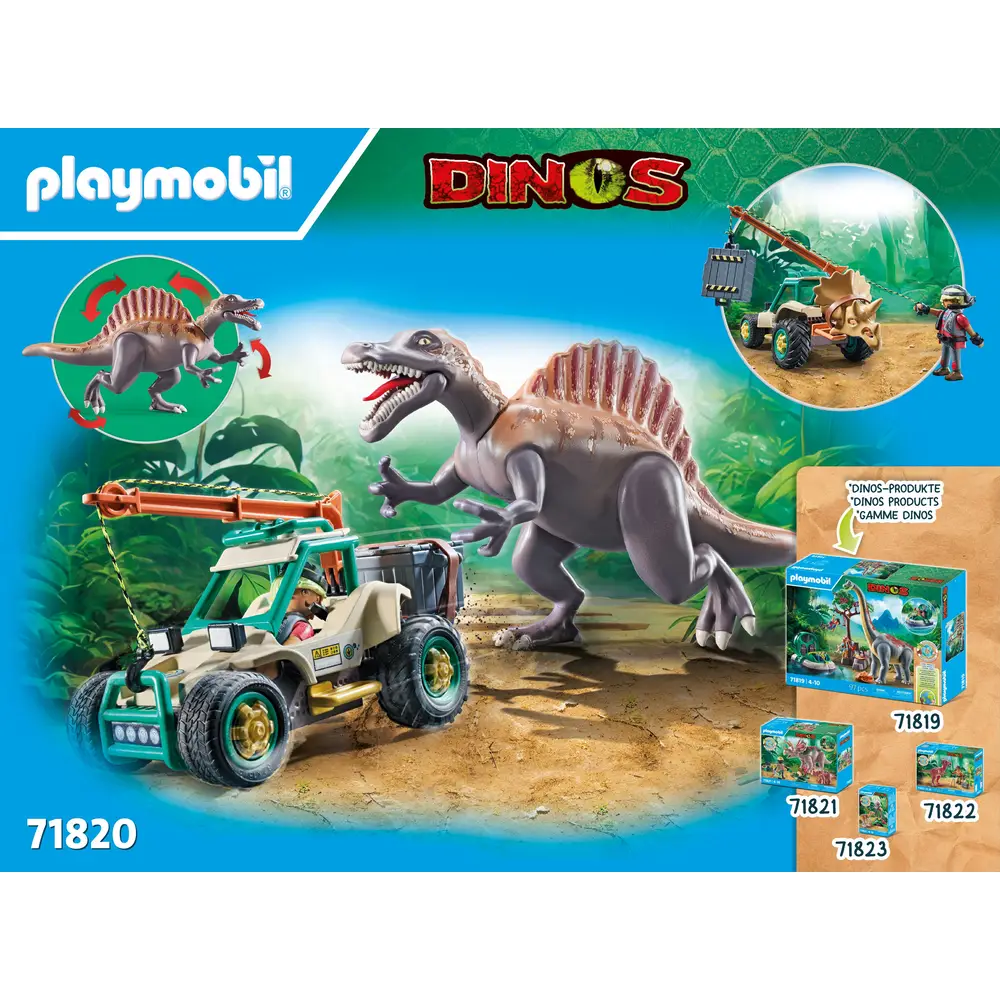 PLAYMOBIL 71820 Spinosaurus-Angriff auf Dino-Ausgrabung