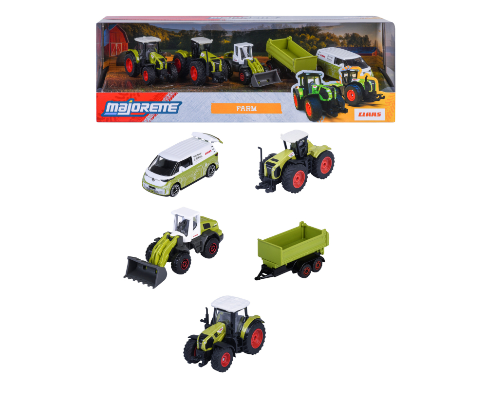 Majorette Claas Farm 5 Pieces Giftpack Majorette Claas Farm 5 Pieces Giftpack