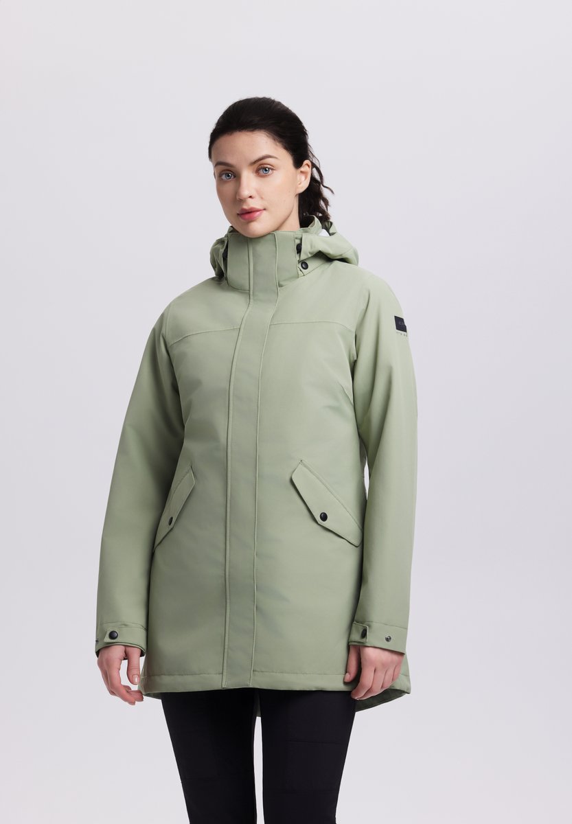 ICEPEAK 953010532I ADDIS Parka Damen Hellgrün Gr. 40 ICEPEAK 953010532I ADDIS Parka Damen Hellgrün Gr. 40