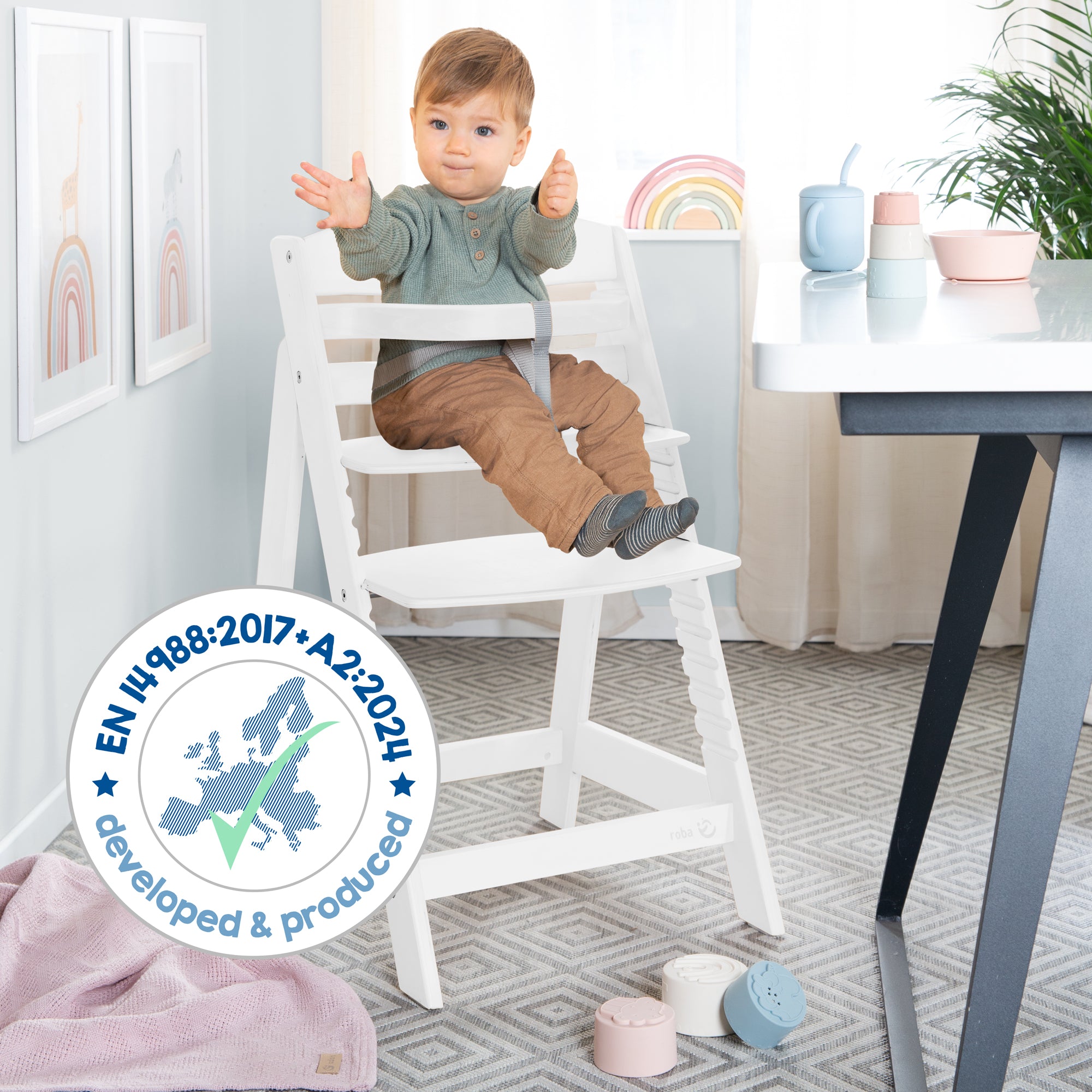 Roba 7562W Treppenhochstuhl weiß - Bild 7 Roba 7562W Treppenhochstuhl weiß - Produktbild 7