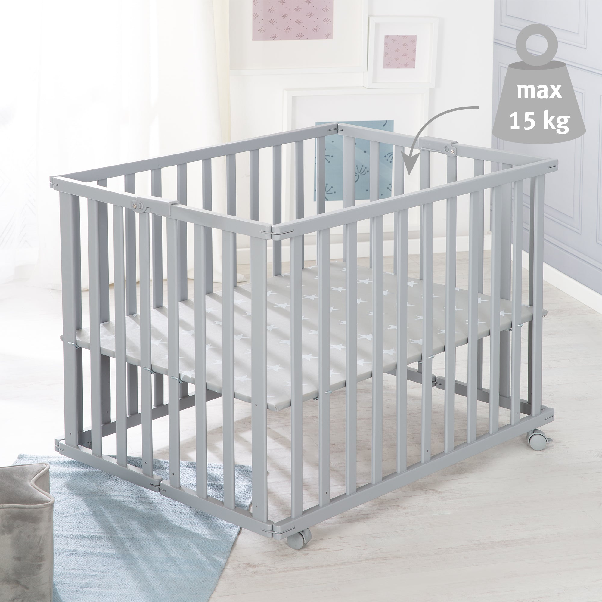 Roba 202703TP klappbares Laufgitter taupe - Bild 10 Roba 202703TP klappbares Laufgitter taupe - Produktbild 10