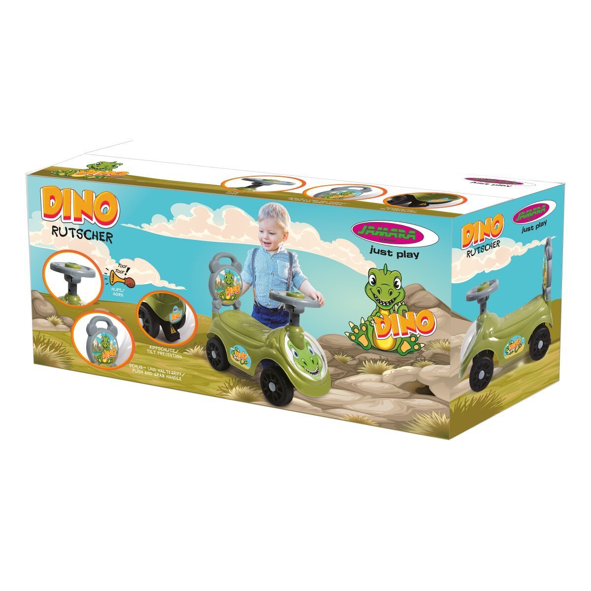 JAMARA Rutscher Dino 2in1 ab 12 Monaten JAMARA Rutscher Dino 2in1 ab 12 Monaten