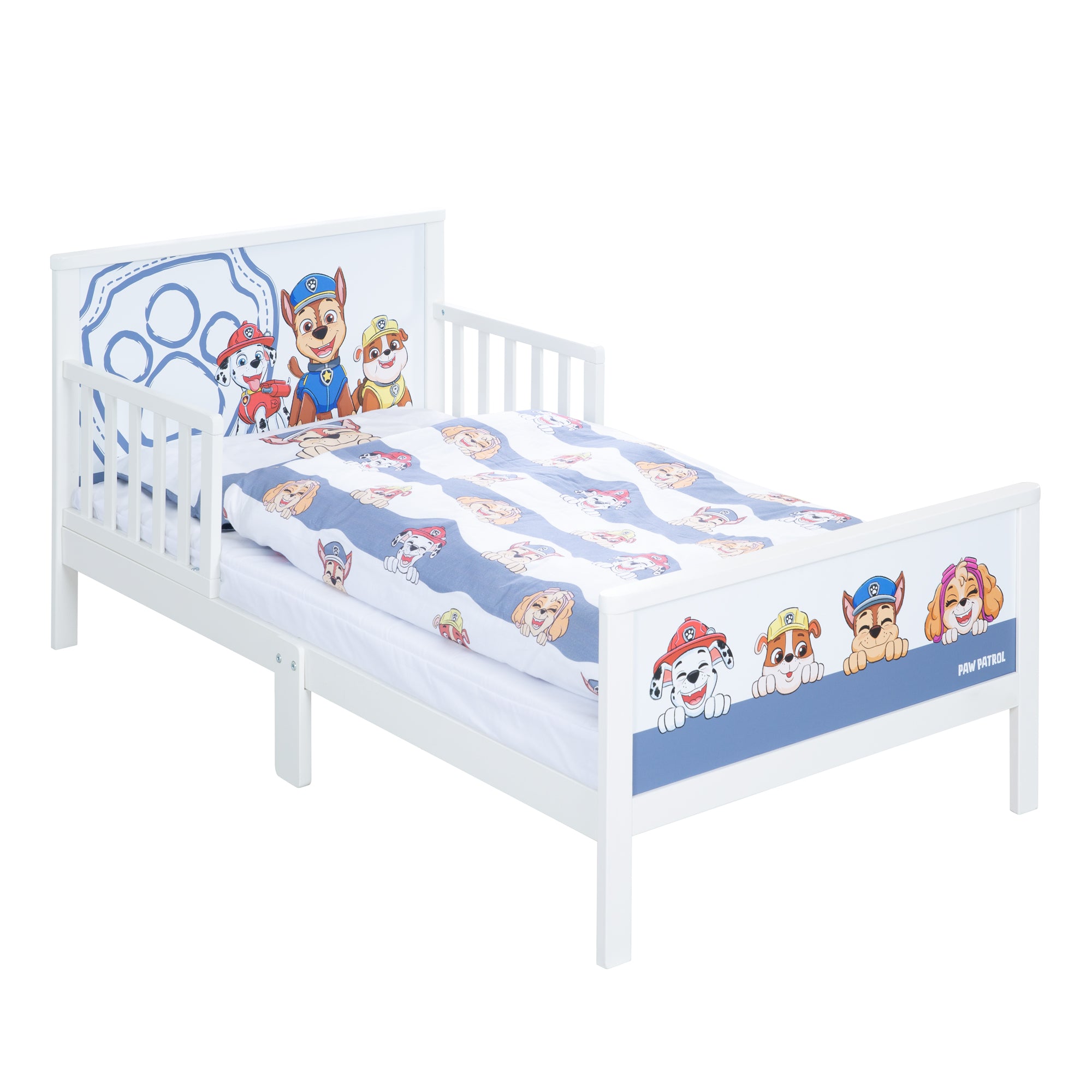 Roba 20330PW1 Komplettbett, 70x140 cm Paw Patrol weiß – Toddler Betten - Bild 7 Roba 20330PW1 Komplettbett, 70x140 cm Paw Patrol weiß – Toddler Betten - Produktbild 7