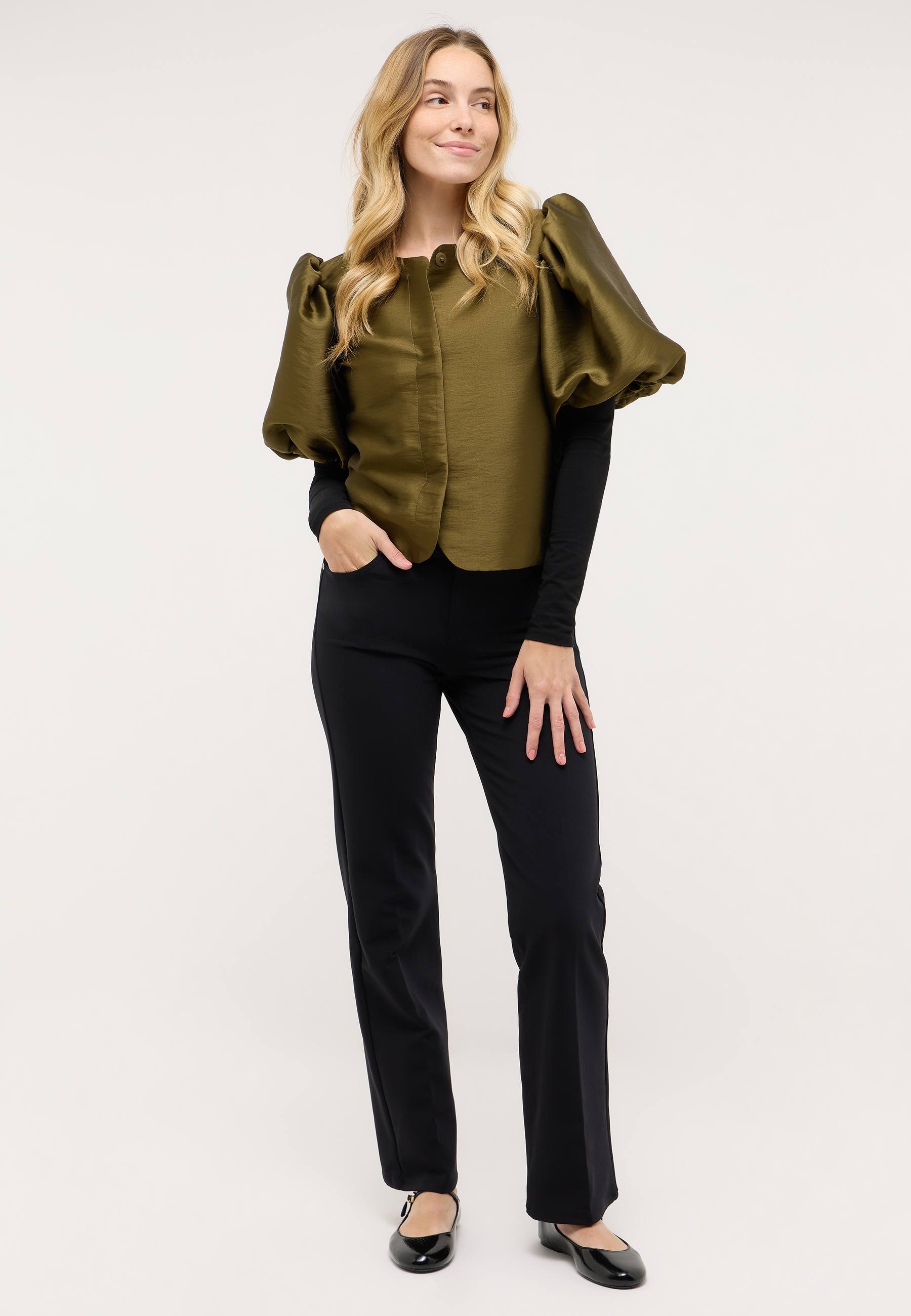 ANGELS 711290030 Damen Jeans Lara Wide Leg - Schwarz - 4 ANGELS 711290030 Damen Jeans Lara Wide Leg - Schwarz - 4