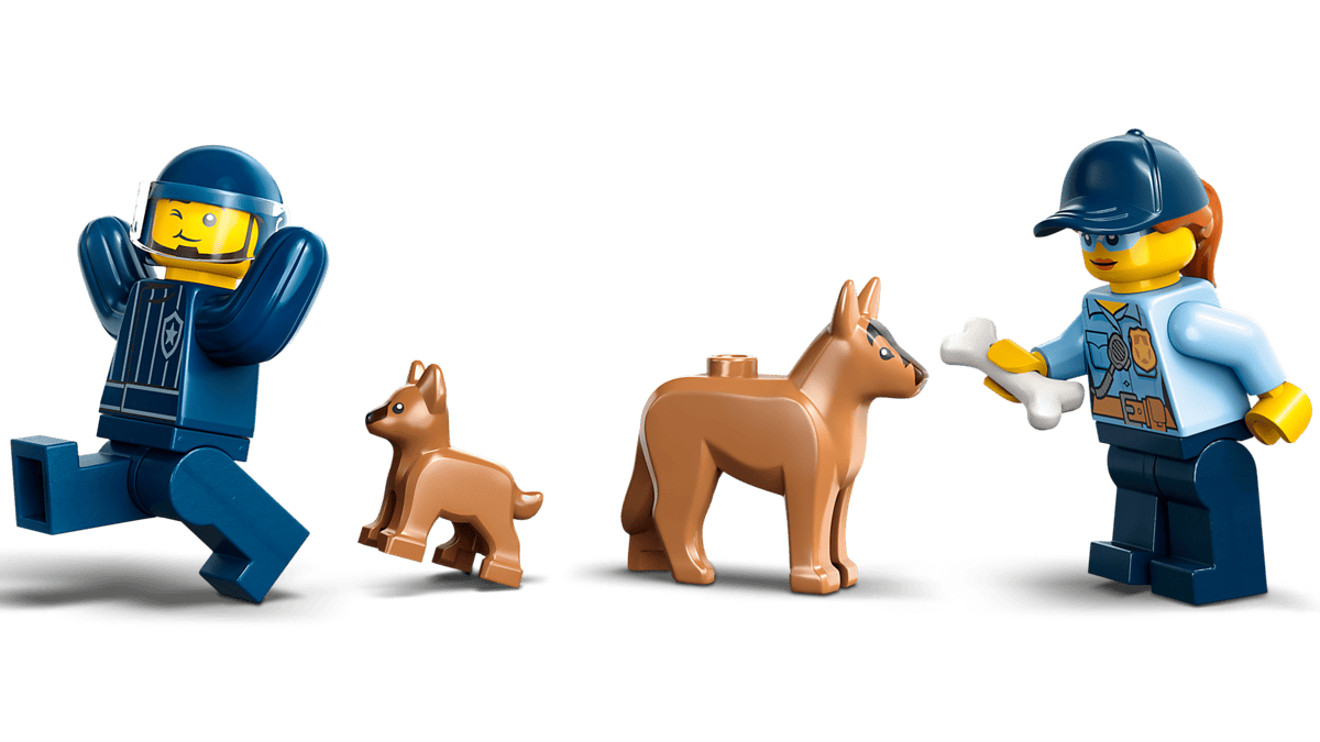 LEGO® City Mobiles Polizeihunde-Training 60369 Spielzeug, Helm