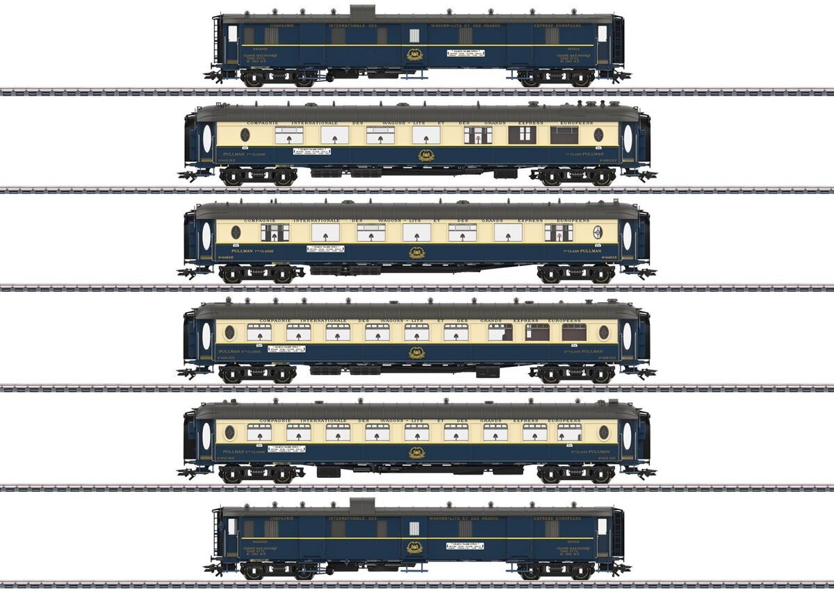 MÄRKLIN 42470 H0 Pullmanwagen-Set Edelweiß CIWL MÄRKLIN, 42470, H0, Pullmanwagen-Set, Edelweiß, CIWL, Eisenbahn, Zug, Transport, Fahrzeug, Personenkraftwagen