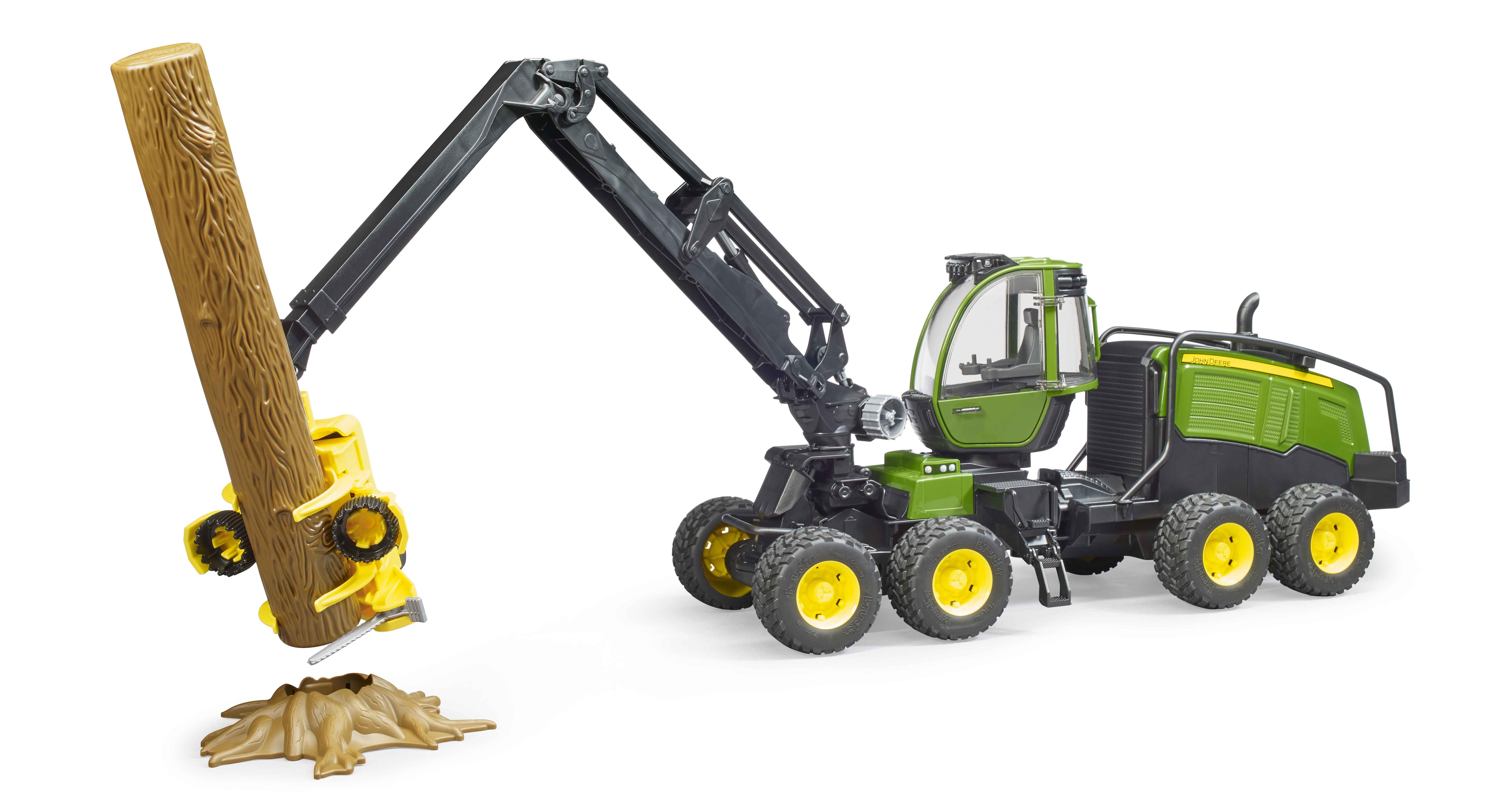 BRUDER 02135 - John Deere 1270G Harvester mit 1 Baumstamm - Bild 5 BRUDER 02135 - John Deere 1270G Harvester mit 1 Baumstamm - Bild 5