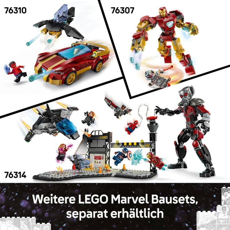 LEGO® MARVEL Super Heroes™ 76314 Captain America: Civil War Actionduell
