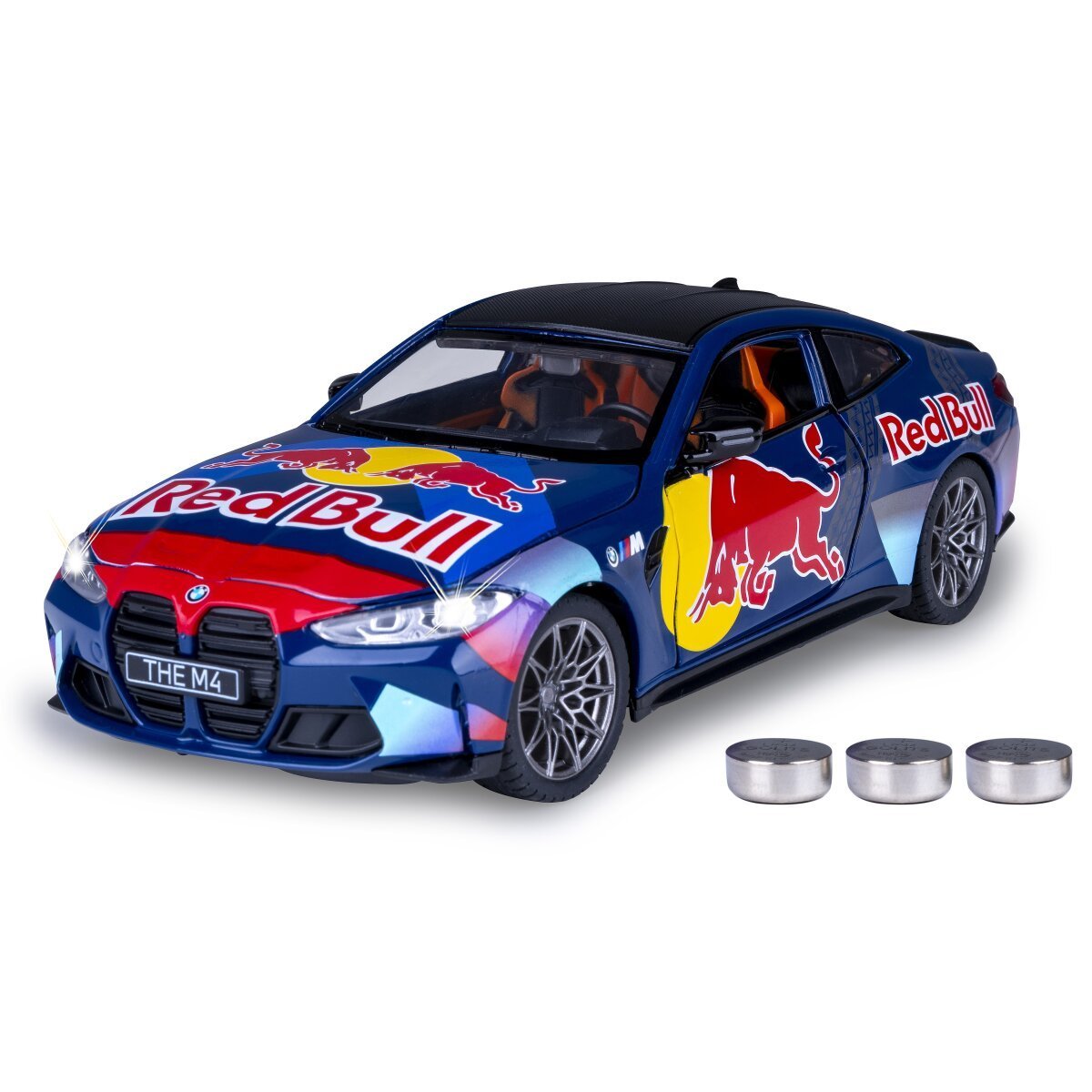 JAMARA BMW M4 Diecast 1:23 blau inkl. Knopfzellen ab 3 Jahren JAMARA BMW M4 Diecast 1:23 blau inkl. Knopfzellen ab 3 Jahren
