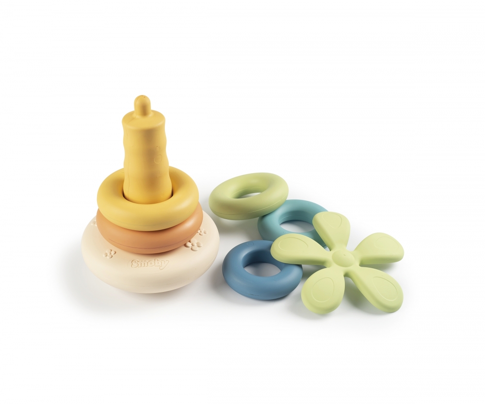Smoby Smoby LS Green Stehauf-Ringpyramide Smoby Smoby LS Green Stehauf-Ringpyramide