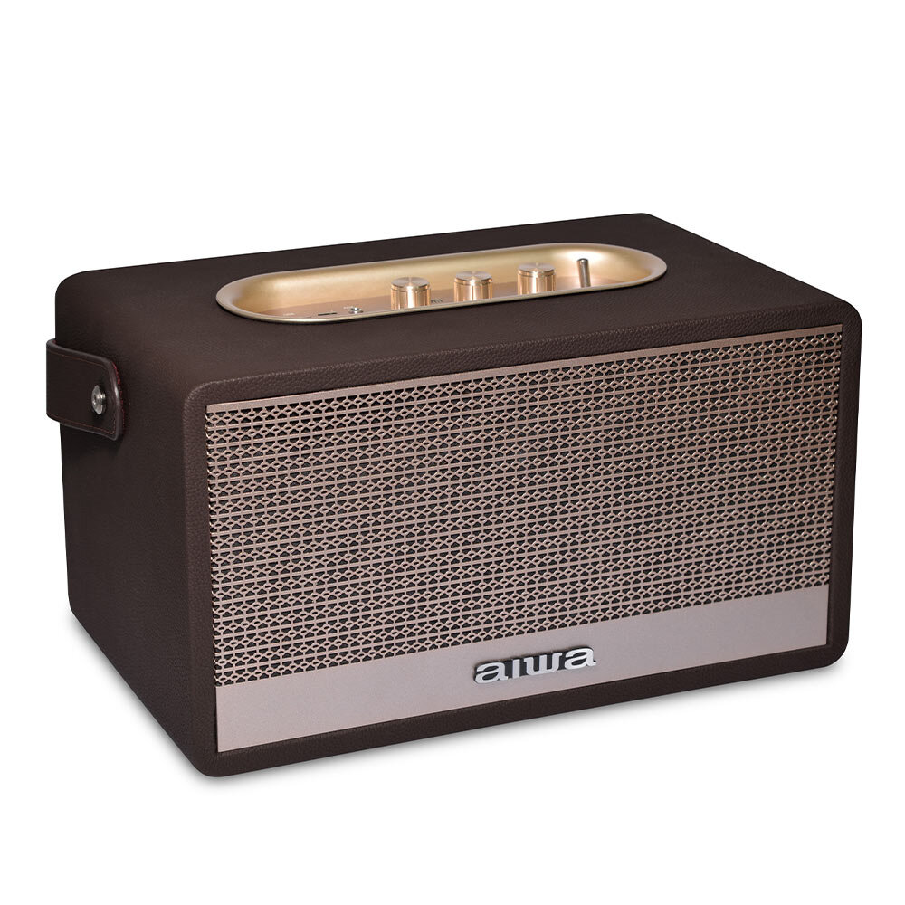 Aiwa_MI-X180_Retro_Heritage_Bluetooth-Lautsprecher_Gold, Elektronik, Sprecher, Radio