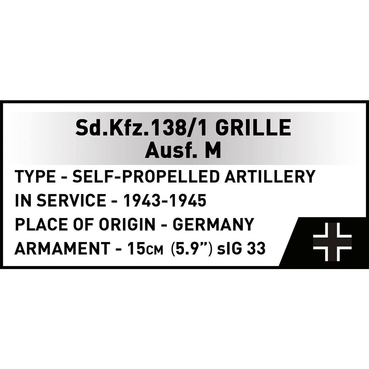 COBI 2665 - SD.KFZ. 138/1 GRILLE AUSF. M - Bild 14 COBI 2665 - SD.KFZ. 138/1 GRILLE AUSF. M - Bild 14