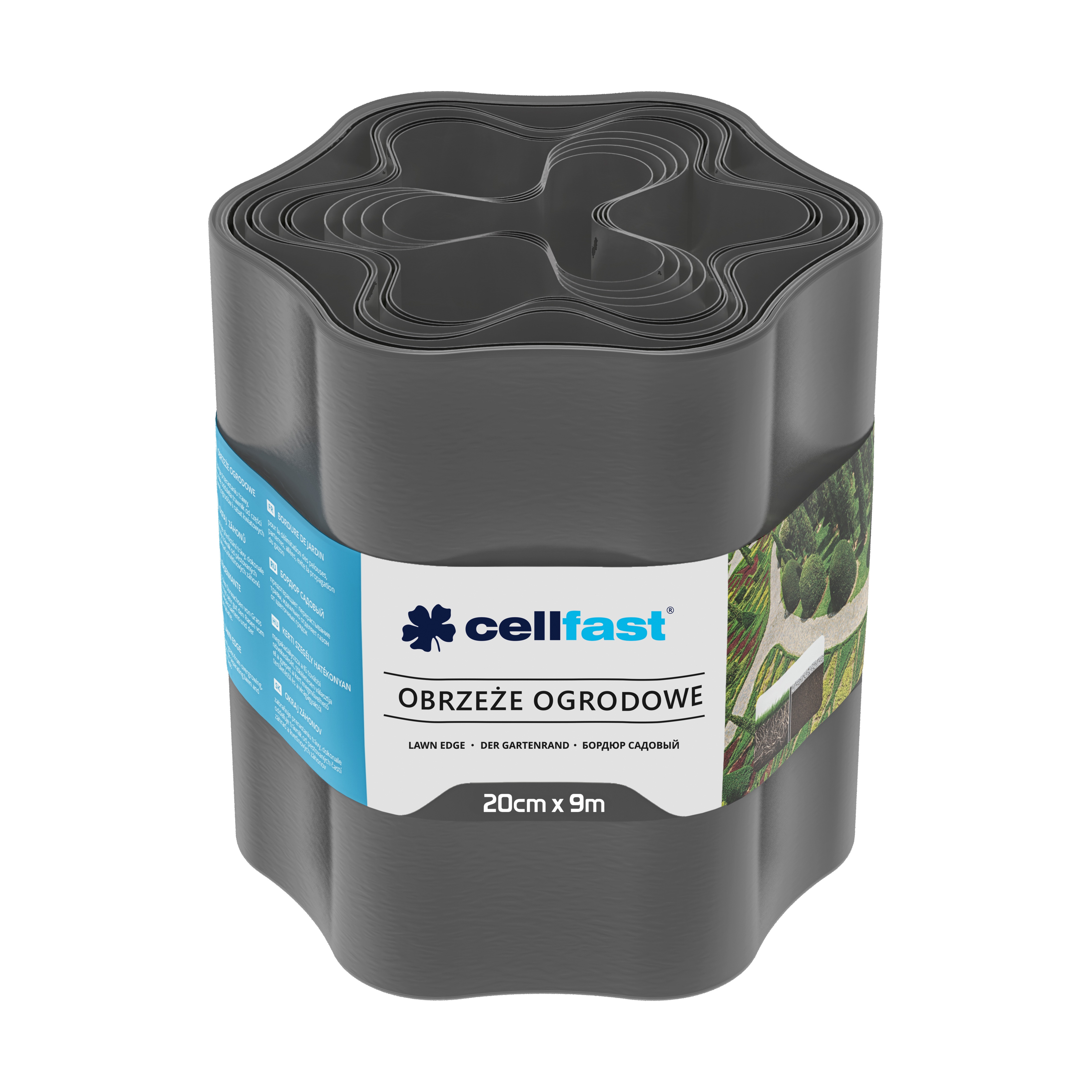 Cellfast Gartenrand 20 cm x 9 m /graphit/ Cellfast Gartenrand 20 cm x 9 m /graphit/