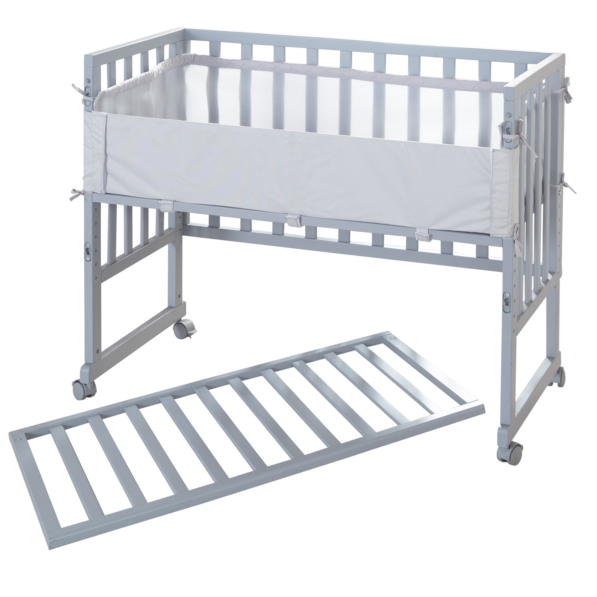 Roba 8961TP8V230 Stuben- Beistellbett 3in1, Barriere grau taupe – Stubenbetten - Bild 3 Roba 8961TP8V230 Stuben- Beistellbett 3in1, Barriere grau taupe – Stubenbetten - Produktbild 3
