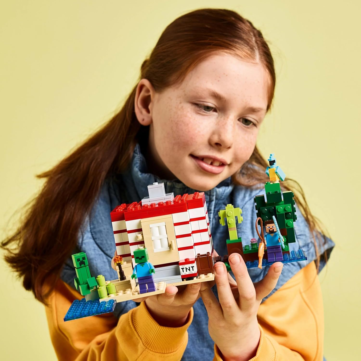 LEGO® Minecraft™ 21275 Das TNT Dschungelhaus Spielzeug, Person, Lego-Set