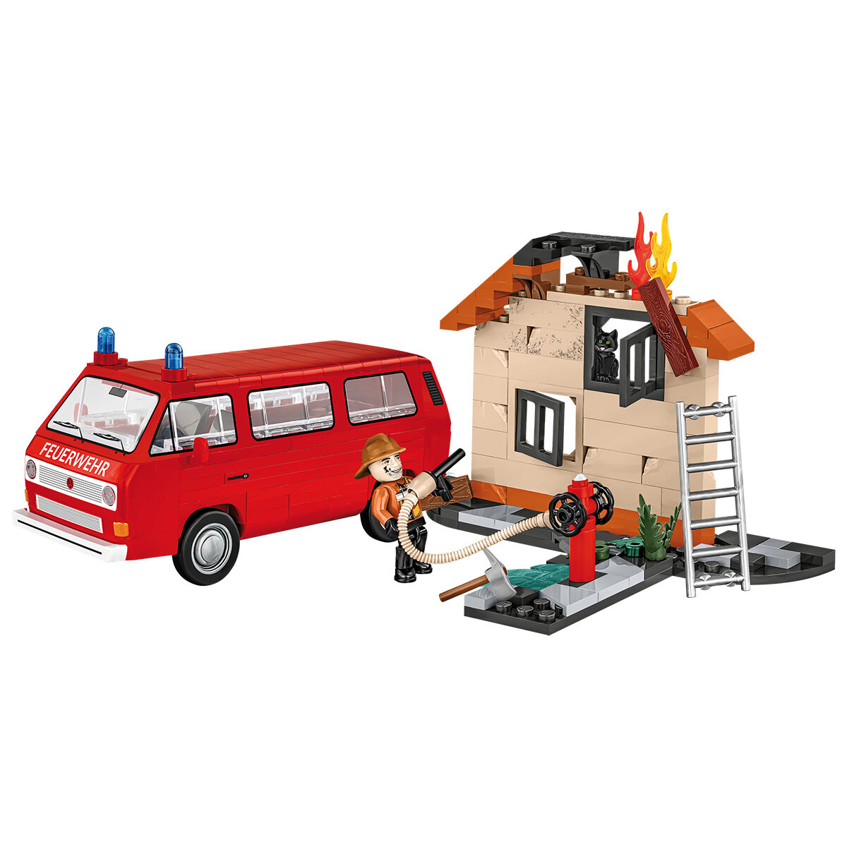COBI 24635 - VW T3 Feuerwehr - Maßstab 1:35 - Bild 5 COBI 24635 - VW T3 Feuerwehr - Maßstab 1:35 - Bild 5