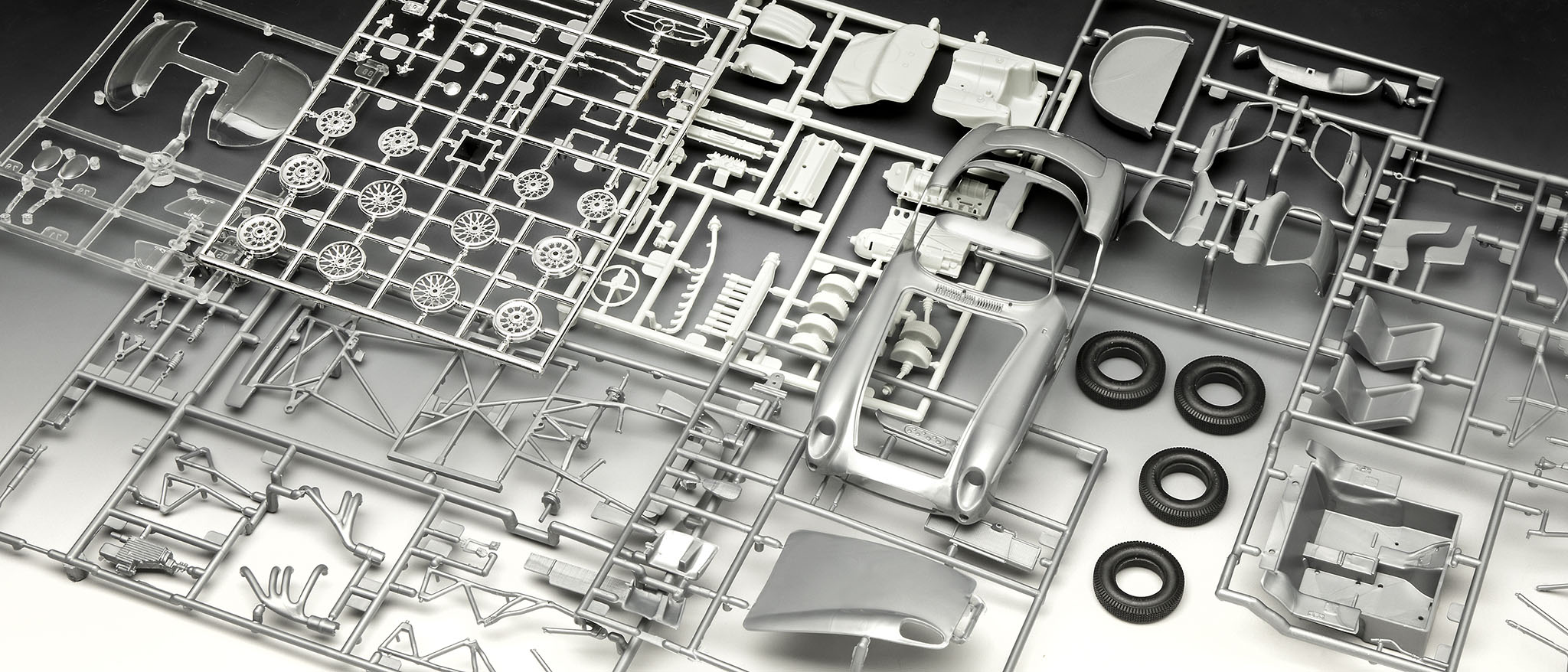 Revell 05633 Geschenkset Mercedes-Benz 300 SLR CAD-Diagramm, Diagramm