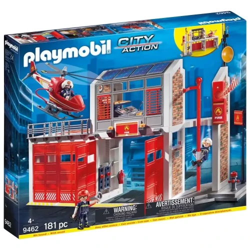 PLAYMOBIL 9462 City ActionGroße Feuerwache mit Soundeffekten