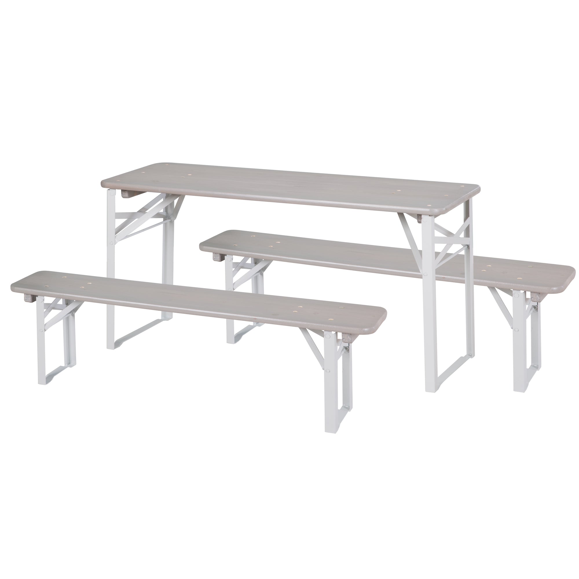 Roba 457010GA Kinderparty-Garnitur grau – Outdoor FSC - Bild 1 Roba 457010GA Kinderparty-Garnitur grau – Outdoor FSC - grau - Outdoor FSC - Produktbild 1