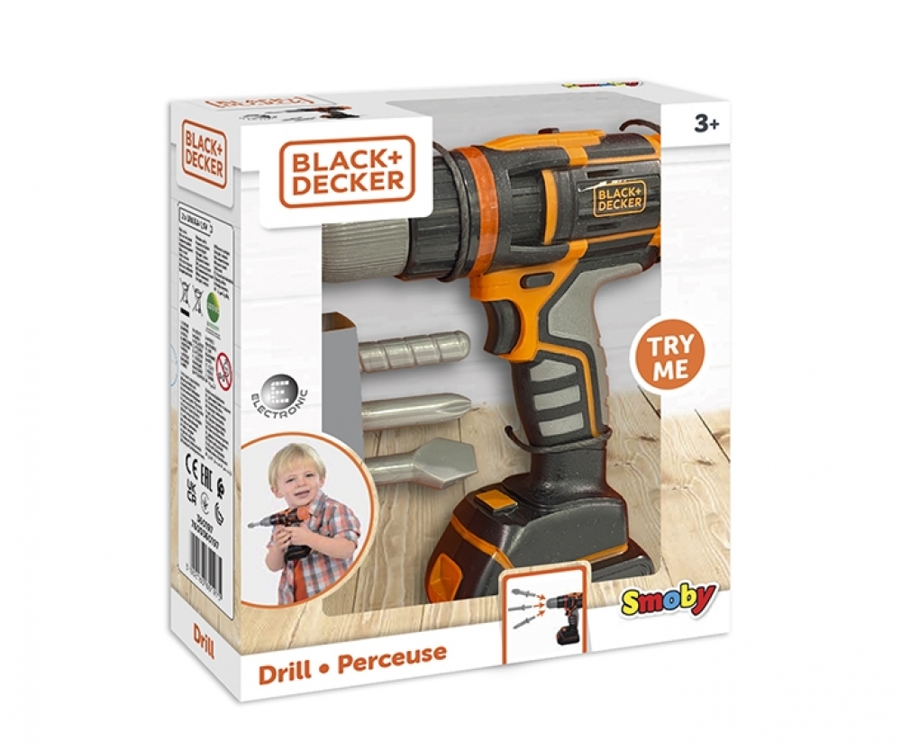 Smoby Smoby Black+Decker Akkuschrauber elektr. Smoby Smoby Black+Decker Akkuschrauber elektr.