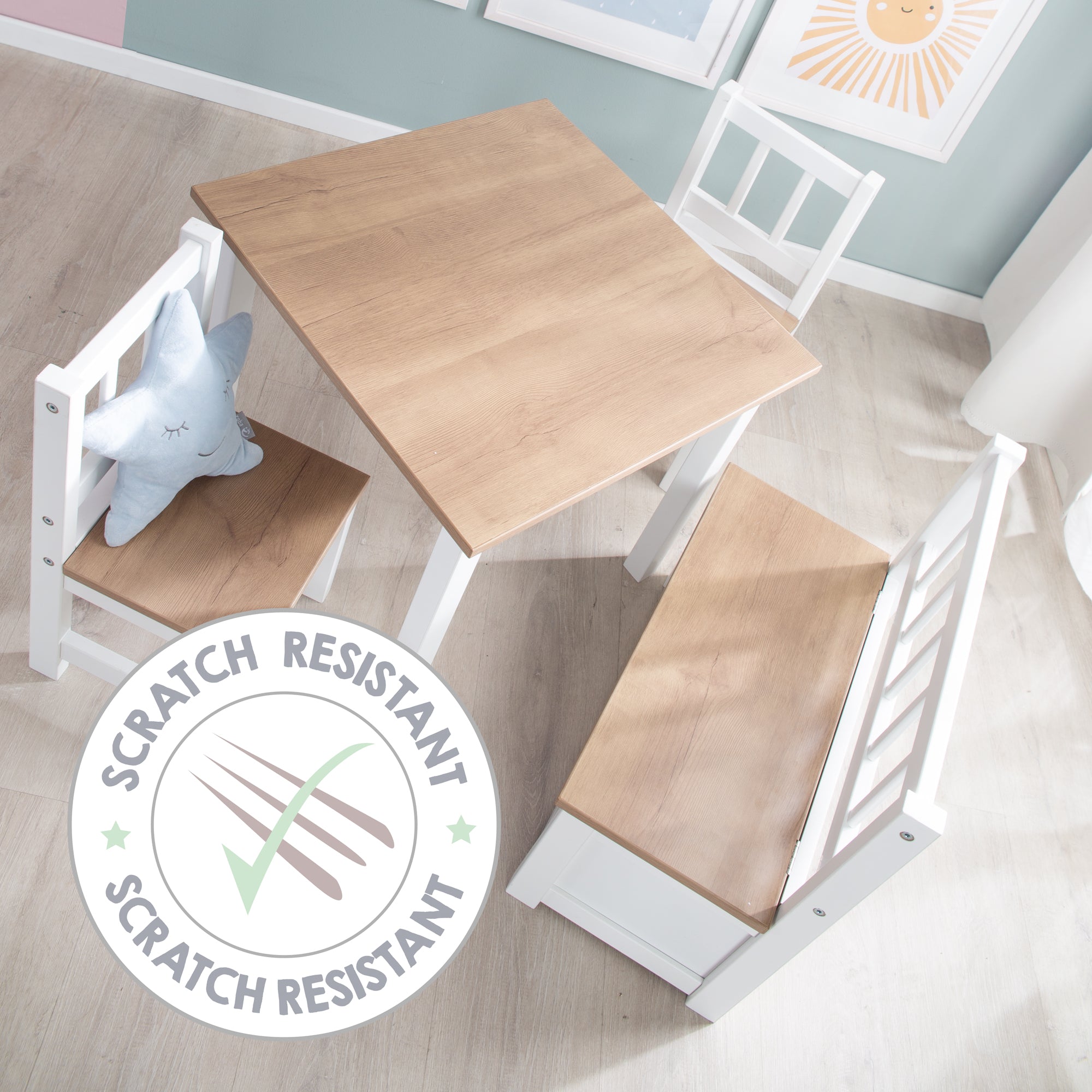 Roba 450040HWE Kindersitzgruppe weiß – Spielmöbel - Bild 18 Roba 450040HWE Kindersitzgruppe weiß – Spielmöbel - Produktbild 18