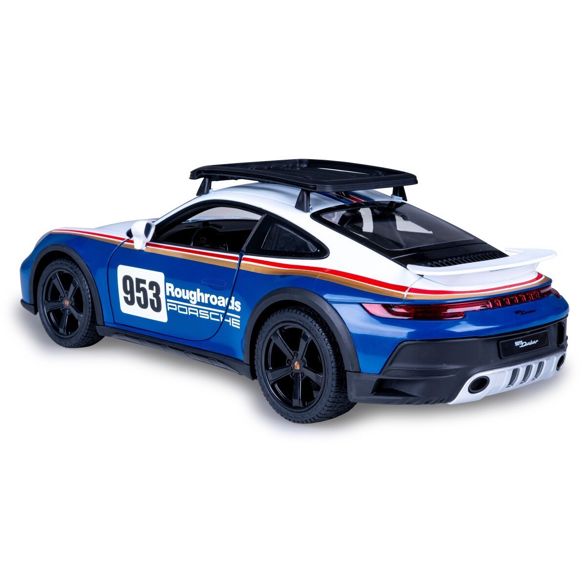 JAMARA Porsche 911 Dakar Performance 1:14 blau 2,4GHz Tür manuell ab 6 Jahren