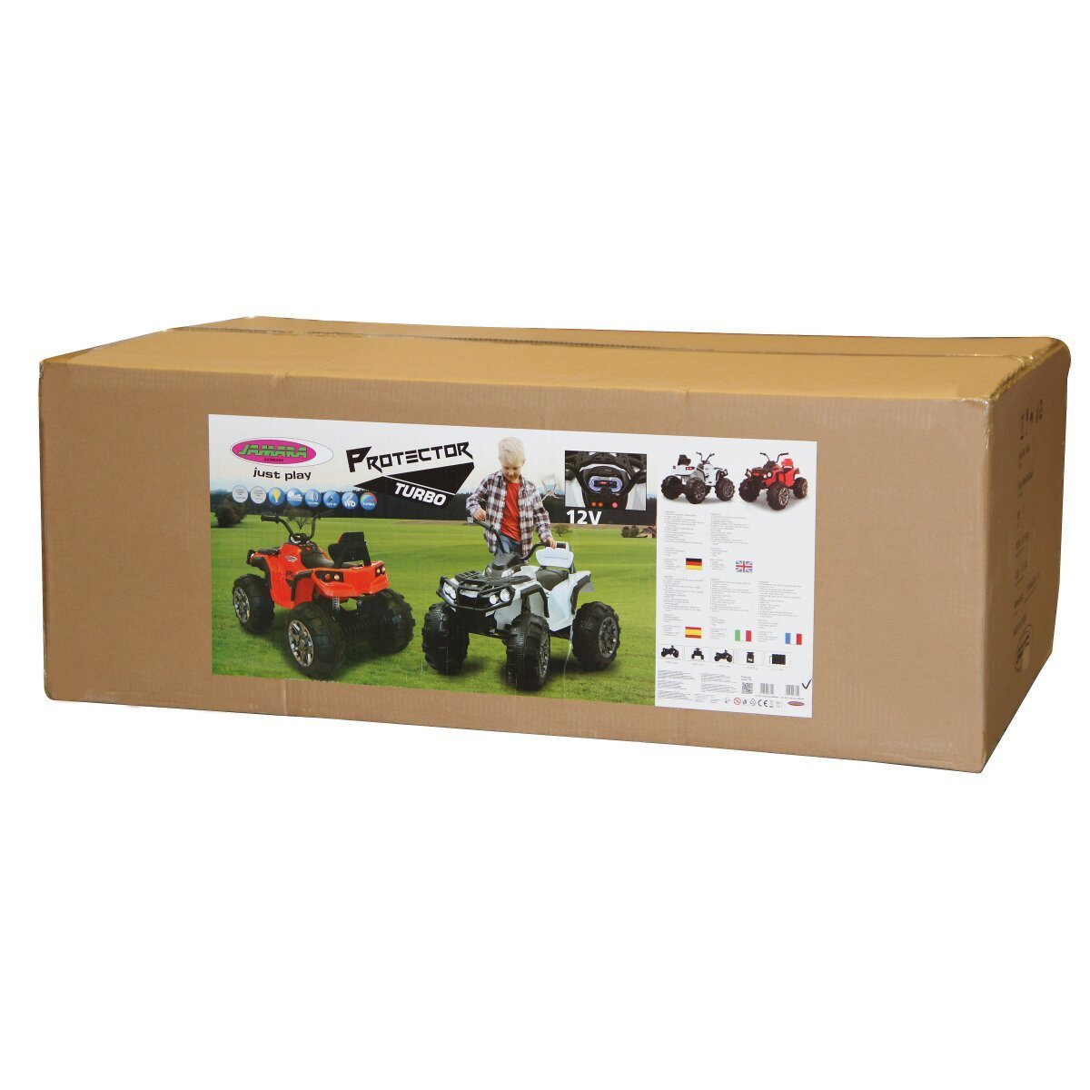 JAMARA Ride-on Quad Protector rot 12V ab 3 Jahren JAMARA Ride-on Quad Protector rot 12V ab 3 Jahren
