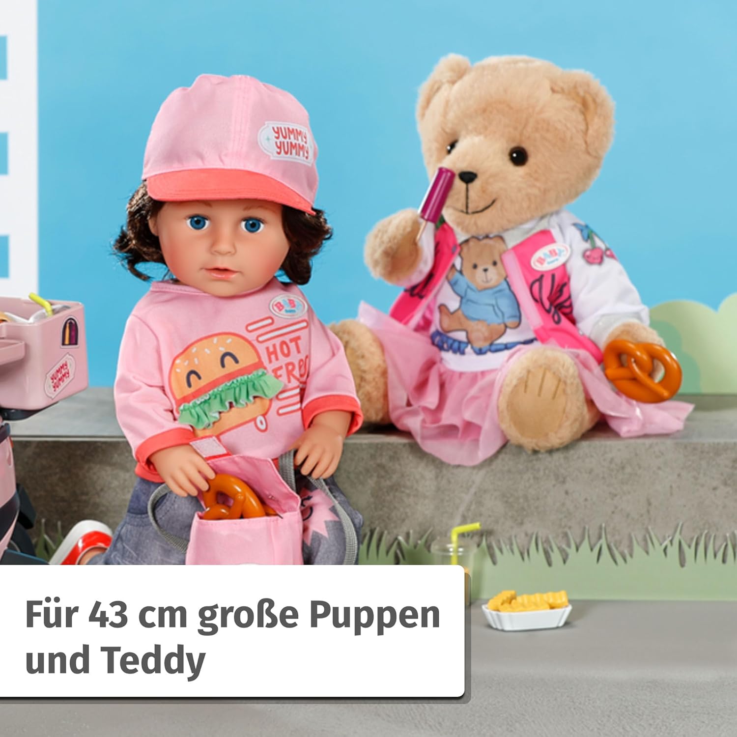 BABY born® Snack Shop Outfit 43cm