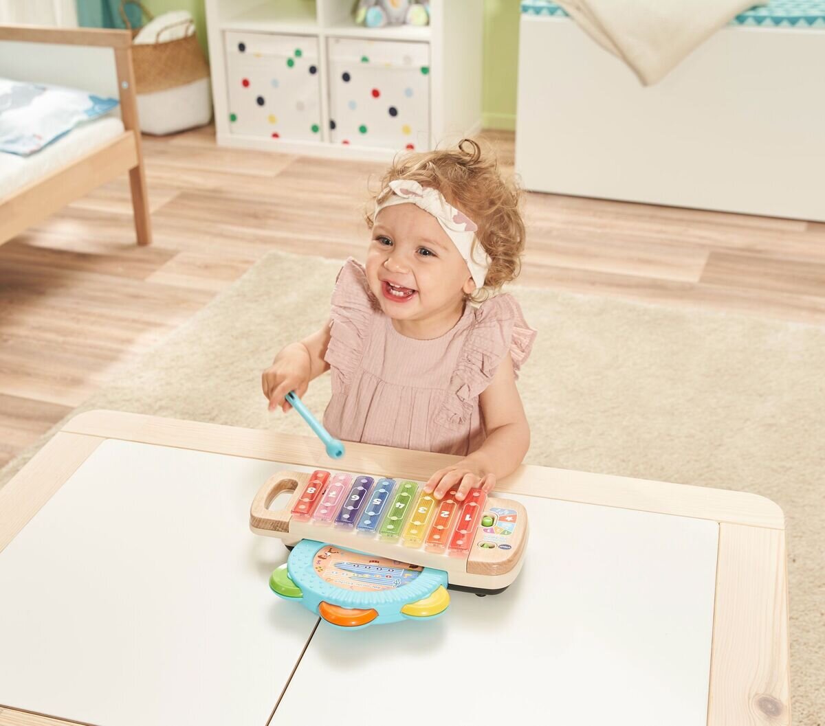 VTech Interaktives Holz-Xylofon mit Tamburin VTech Interaktives Holz-Xylofon mit Tamburin