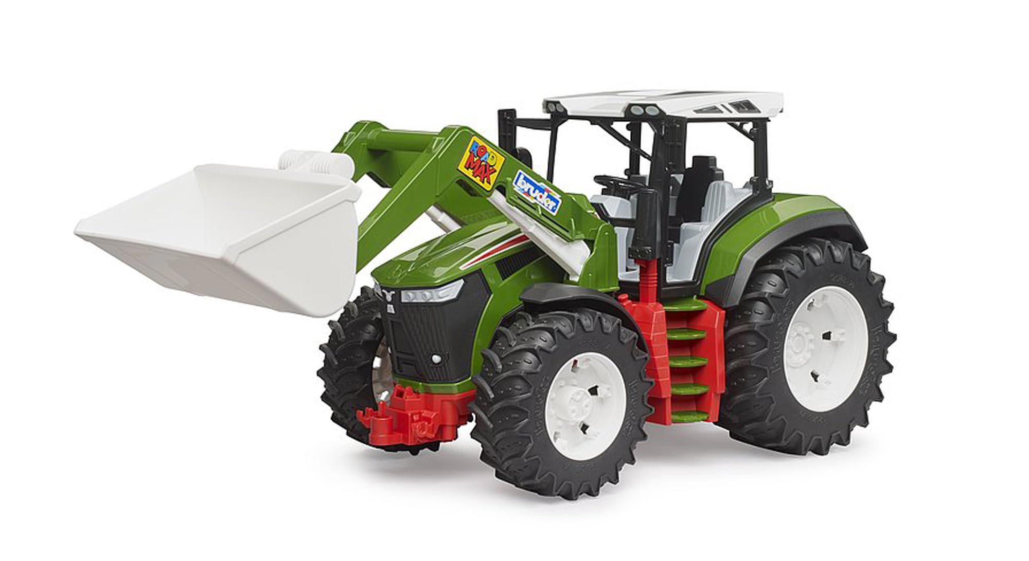 BRUDER 03451 - Roadmax Traktor mit Frontlader Traktor, Transport, Fahrzeug, Bulldozer, Maschine