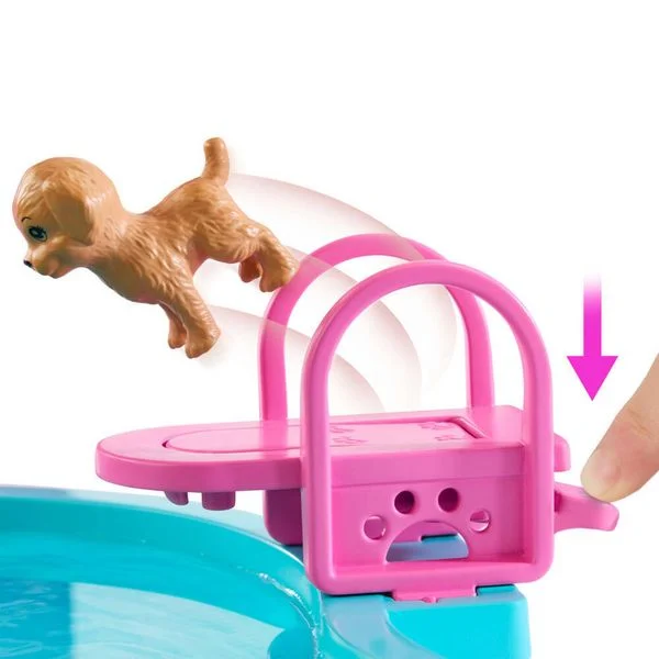 Barbie® Traumpool Spielset mit Rutsche