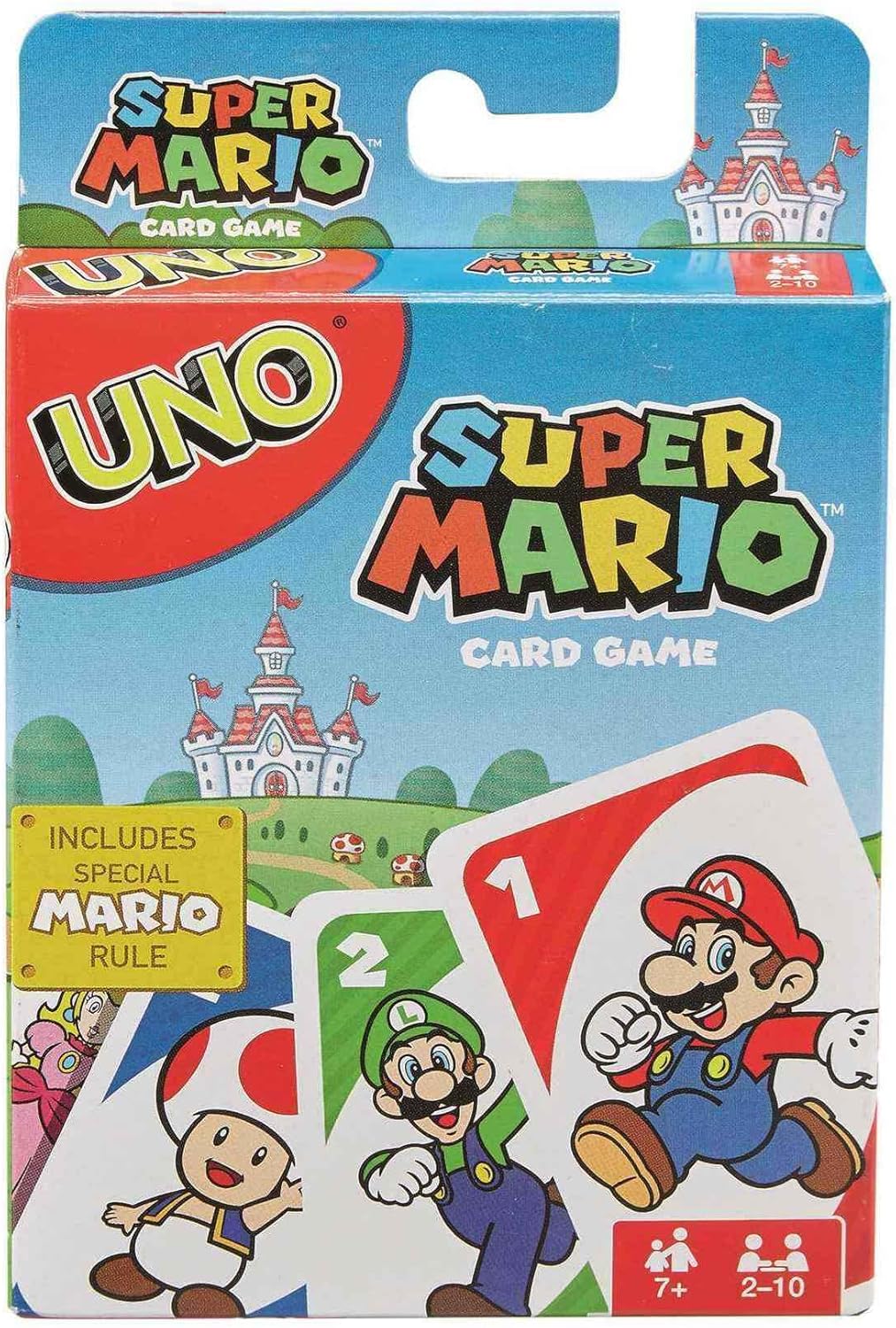 UNO, Super, Mario, Das, klassische, Kartenspiel, mit, Mario-Power!, DRD00, Person, Gesicht, Kopf, Spiel, Super, Mario