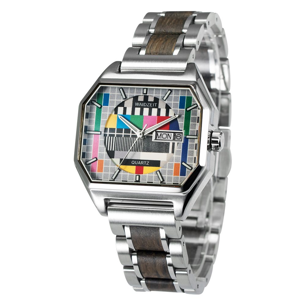 WAIDZEIT MO02 Armbanduhr Sendeschluss Silber