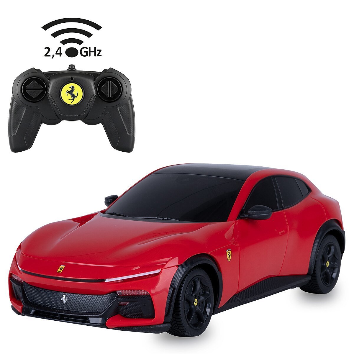 JAMARA Ferrari Purosangue 1:24 rot 2,4GHz ab 6 Jahren