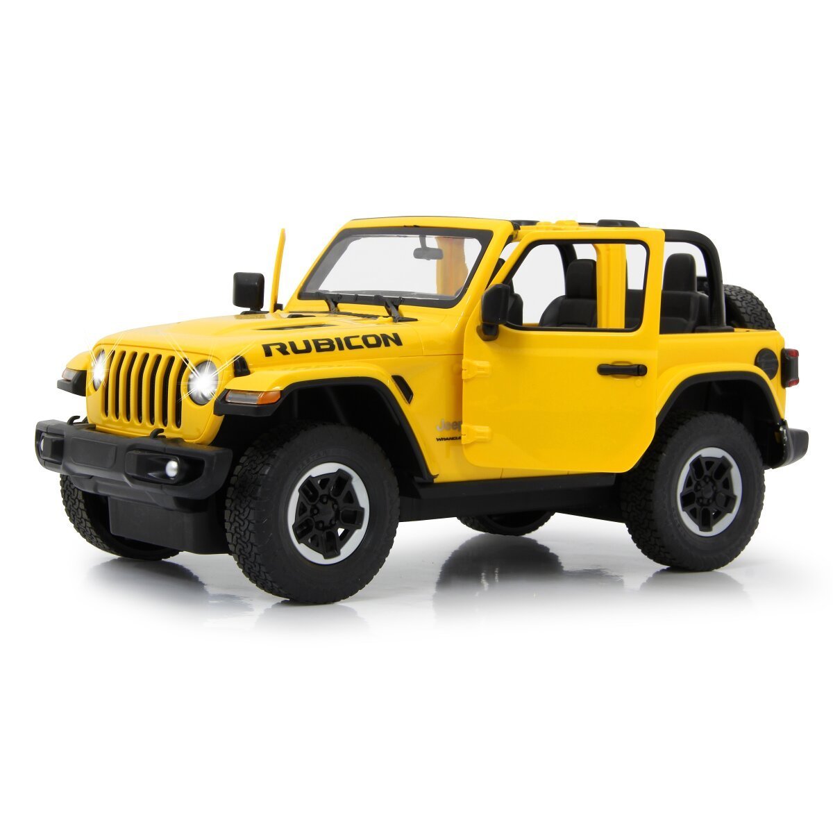 JAMARA Jeep Wrangler JL 1:14 gelb 2,4GHz Tür manuell ab 6 Jahren