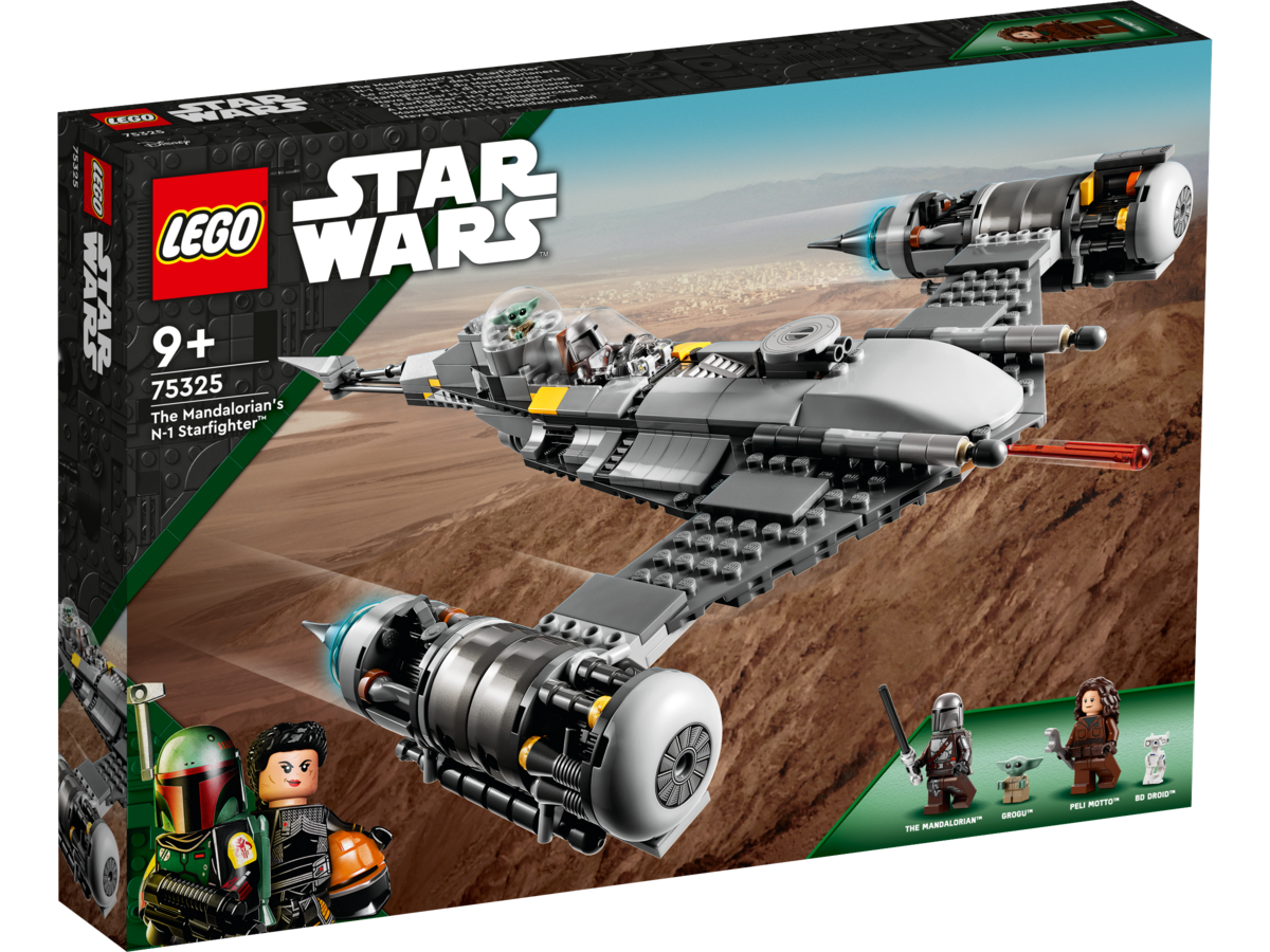 LEGO, Star, Wars, Der, N-1, Starfighter, des, Mandalorianers, 75325, Person, Gesicht, Kopf LEGO Star Wars Der N-1 Starfighter des Mandalorianers 75325