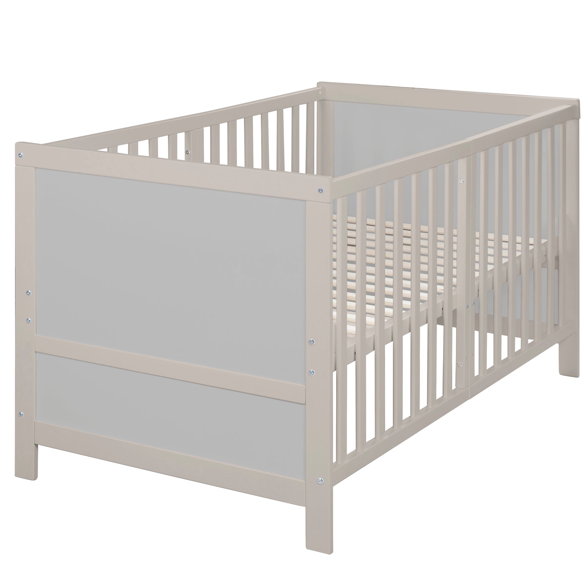 Roba 0194NG Kombi-Kinderbett 70x140 cm natur-grau – Komplettbettsets & Einzelbetten - Bild 1 Roba 0194NG Kombi-Kinderbett 70x140 cm natur-grau – Komplettbettsets & Einzelbetten - natur-grau - Komplettbettsets & Einzelbetten - Produktbild 1
