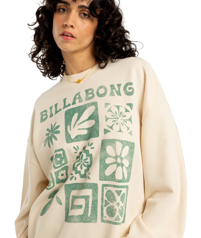 Billabong Baby Tee - Kurzarmshirt für Damen Pulli, Sweatshirt, Langarm, Person, Frau